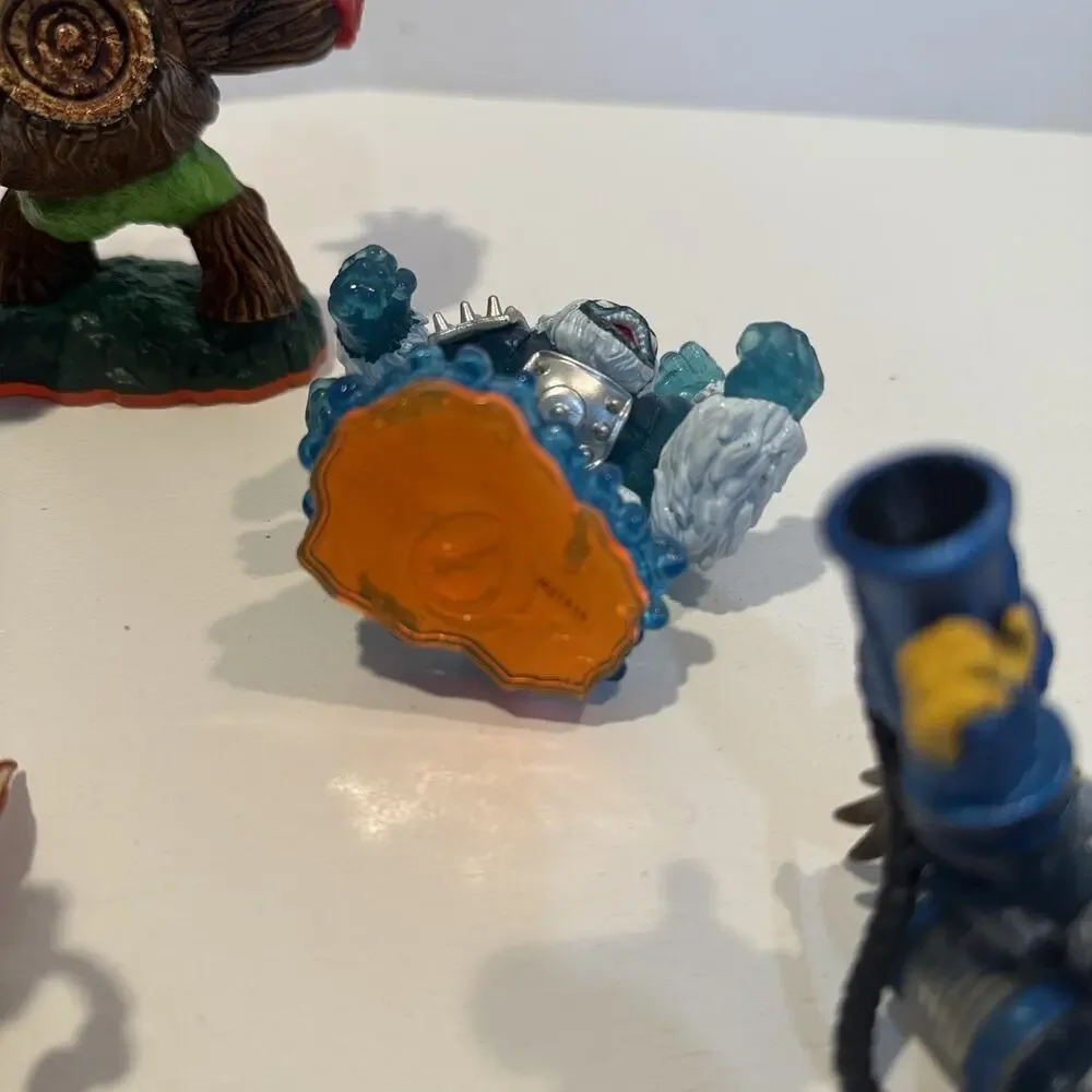 Skylanders Giants Lot of 5 Orange Base Series 2 Trigger Happy Thumpback Rex Gian